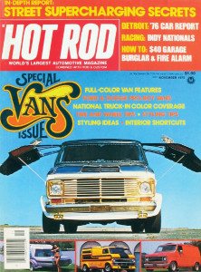 HOT ROD 1975 NOV - ROOTS TYPE BLOWERS, VANS